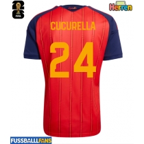 Spanien Marc Cucurella #24 Heimtrikot WM 2026 Kurzarm